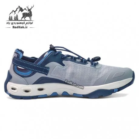 کفش صندل طبیعتگردی زنانه هامتو مدل 660893B-8 رنگ طوسی/سرمه ای