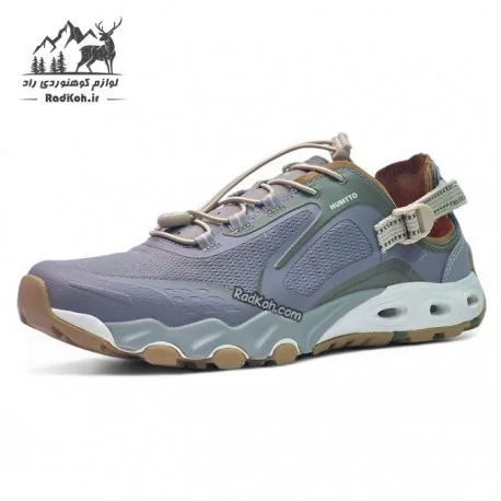 کفش صندل پیاده روی زنانه هامتو مدل 660893B-10 رنگ طوسی/سبز