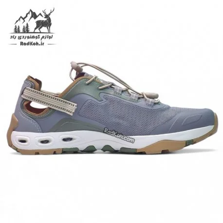 کفش صندل هامتو زنانه مدل 660893B-10 رنگ طوسی/سبز