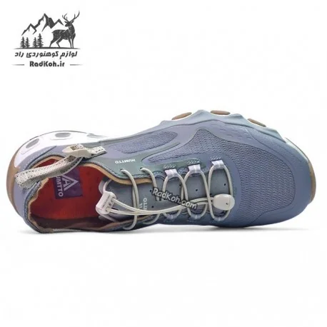 کفش صندل طبیعتگردی زنانه هامتو مدل 660893B-10 رنگ طوسی/سبز