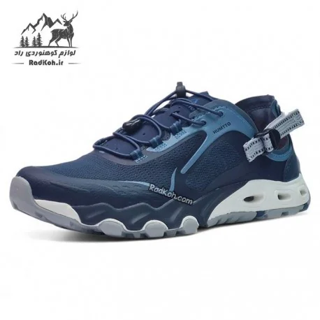 کفش صندل طبیعت گردی مردانه هامتو مدل 660893A-8 رنگ سرمه ای/آبی