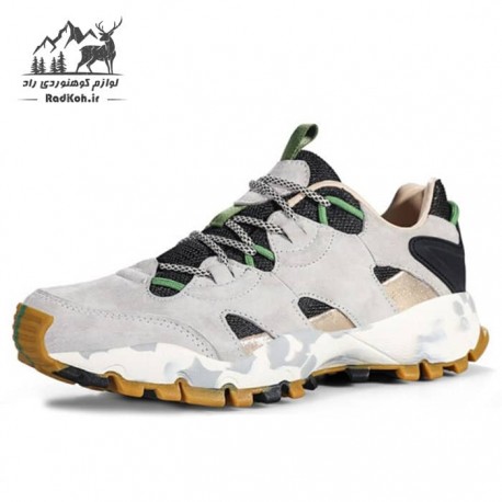 کفش پیاده روی زنانه هامتو مدل 310522B-2 رنگ طوسی روشن