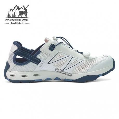 کفش صندل پیاده روی مردانه هامتو مدل 660958A-9 رنگ سفید/سرمه ای