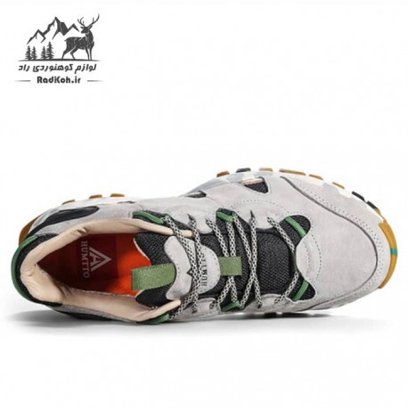 کفش رانینگ زنانه هومتو مدل humtto 310522B-2 رنگ طوسی روشن