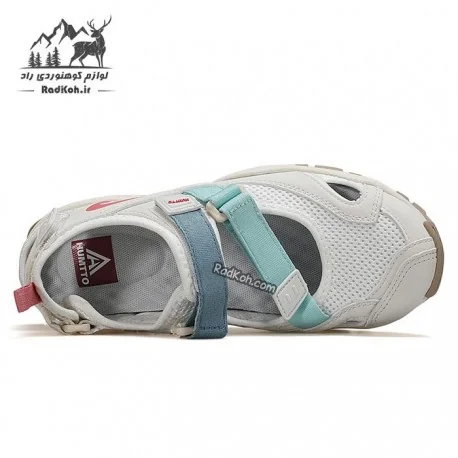 صندل هومتو زنانه مدل 360209B-3 رنگ سفید/سبز