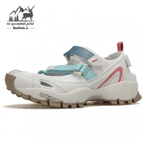 صندل طبیعت گردی زنانه هامتو مدل 360209B-3 رنگ سفید/سبز