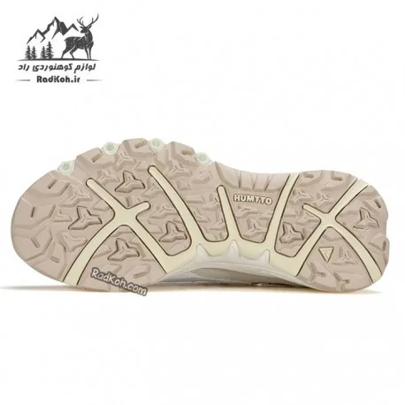 صندل زنانه هامتو مدل 660893B-5 رنگ کرم(بژ)/سبز روشن