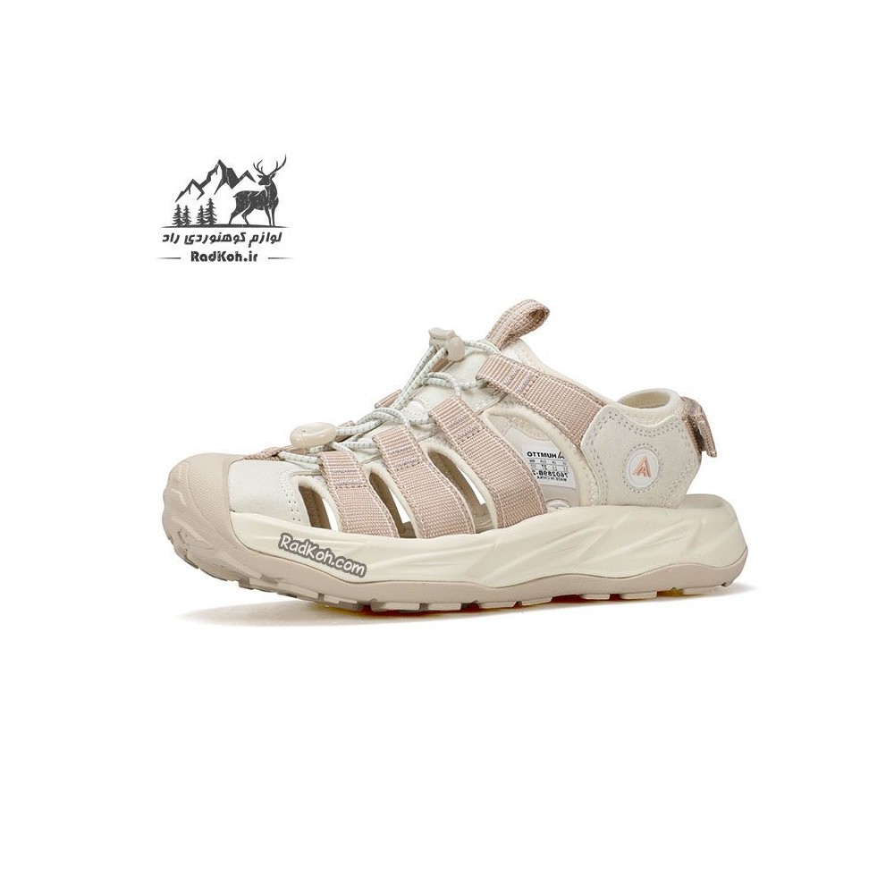 صندل پیاده روی زنانه هامتو مدل 760289B-2 رنگ کرم(بژ)