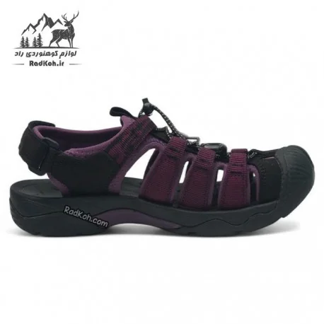 صندل پیاده روی اسنوهاک زنانه مدل carcross کد SN-S1278W-3 رنگ مشکی/بنفش