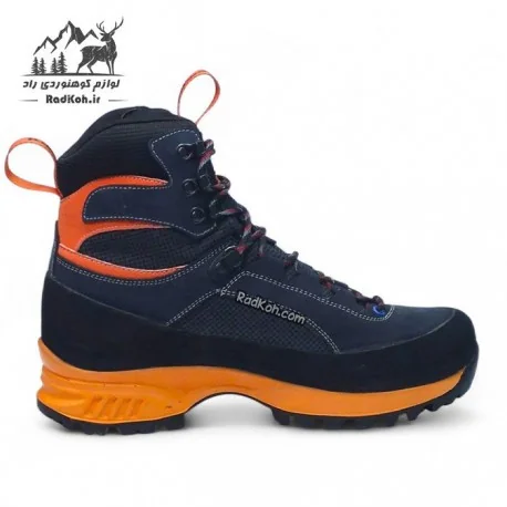 کفش زنانه کوهسار مدل بزمان شولر دودانسیته رنگ سرمه ای