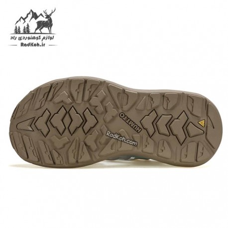 صندل جلو بسته هومتو زنانه مدل 740977B-7 رنگ سفید/سبز