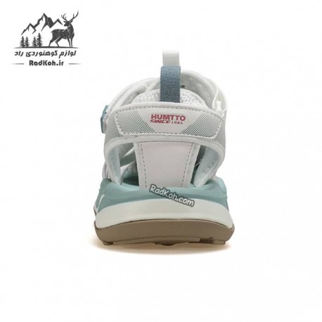 صندل طبیعت گردی هومتو زنانه مدل 740977B-7 رنگ سفید/سبز