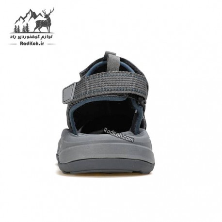 صندل جلو بسته مردانه هامتو مدل 760393A-2 رنگ خاکستری تیره