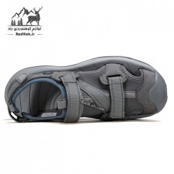 صندل هامتو مردانه مدل 760393A-2 رنگ خاکستری تیره