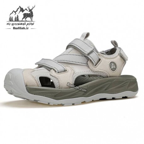 صندل هامتو مردانه مدل 760393A-3 رنگ کرم(بژ)/سبز