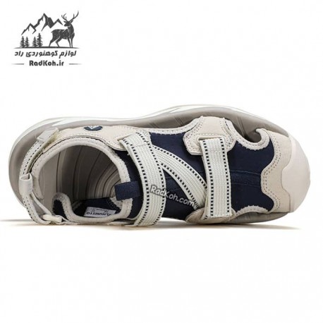 صندل زنانه هامتو مدل 760393B-4 رنگ کرم(بژ)/سرمه ای