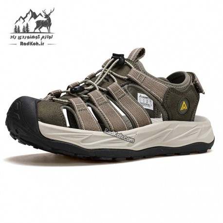 صندل پیاده روی مردانه هامتو مدل 760289A-3 رنگ سبز زیتونی