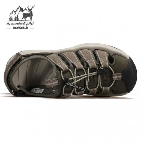 صندل طبیعت گردی مردانه هامتو مدل 760289A-3 رنگ سبز زیتونی