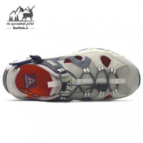 کفش صندل مردانه هامتو مدل 630261A-14 رنگ بژ/خاکستری