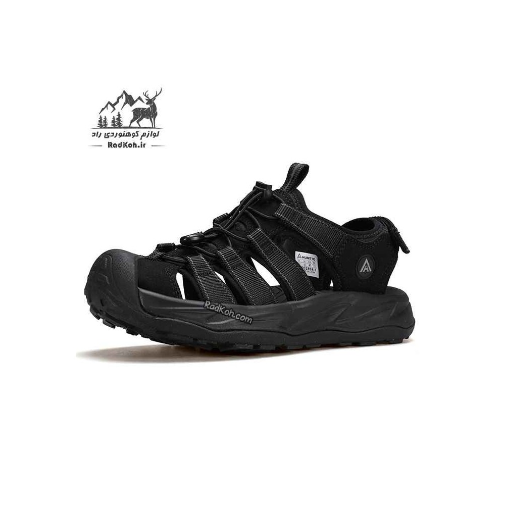 صندل جلو بسته مردانه هامتو مدل 760289A-1 رنگ مشکی