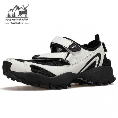 صندل هومتو زنانه مدل 360209B-2 رنگ سفید/مشکی