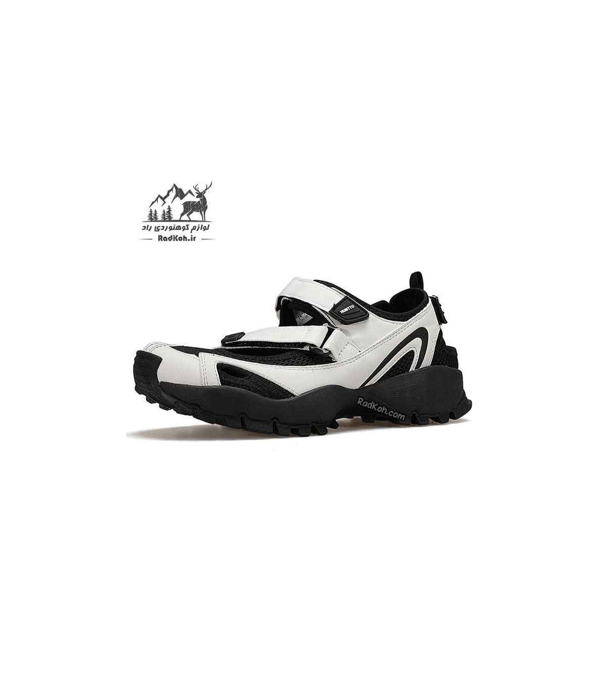 صندل هومتو زنانه مدل 360209B-2 رنگ سفید/مشکی