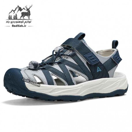 صندل پیاده روی هامتو مردانه مدل 760137A-3 رنگ طوسی/سرمه ای