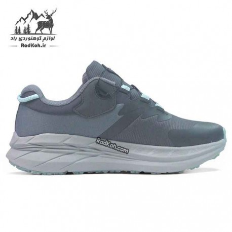 کفش زنانه هومتو مدل 350446B-2 بند دیسکی رنگ خاکستری تیره