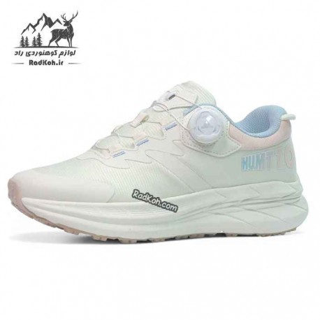 کفش هومتو زنانه مدل 350446B-4 بند دیسکی رنگ سفید/آبی روشن