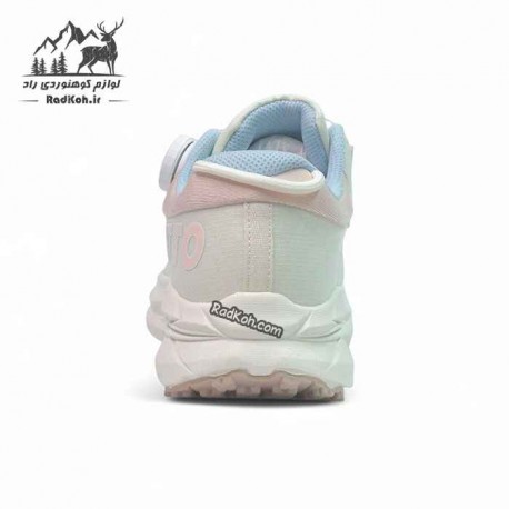 کفش راحتی هامتو زنانه مدل 350446B-4 بند دیسکی رنگ سفید/آبی روشن