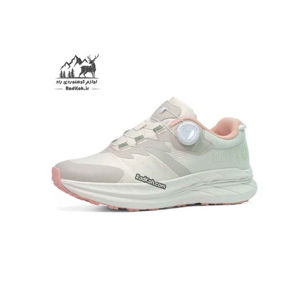 کفش زنانه هومتو مدل 350446B-5 بند دیسکی رنگ کرم(بژ)/صورتی