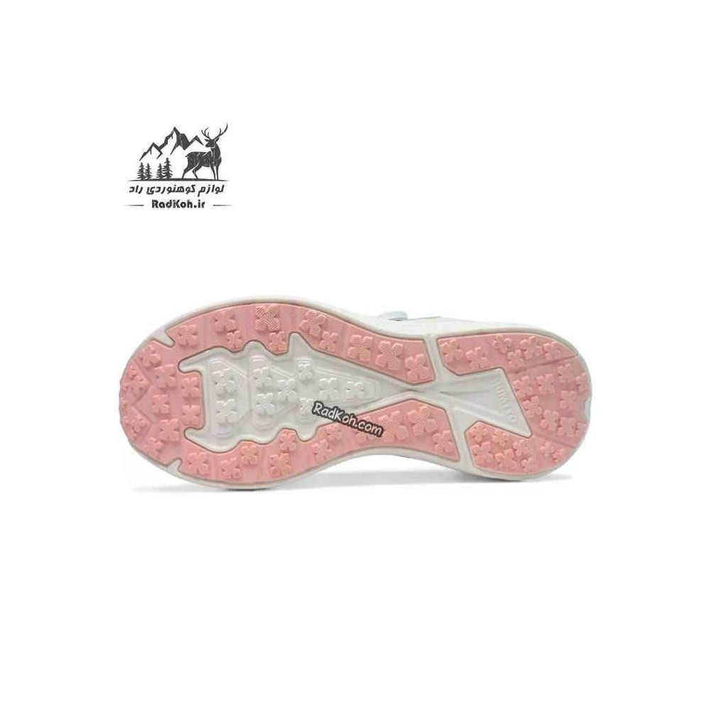 کفش بند دیسکی زنانه هامتو مدل 350446B-5 رنگ کرم(بژ)/صورتی