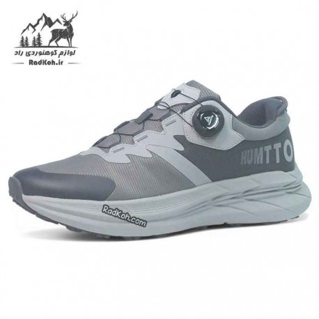 کفش پیاده روی مردانه هامتو مدل 350446A-2 بند دیسکی رنگ طوسی/خاکستری