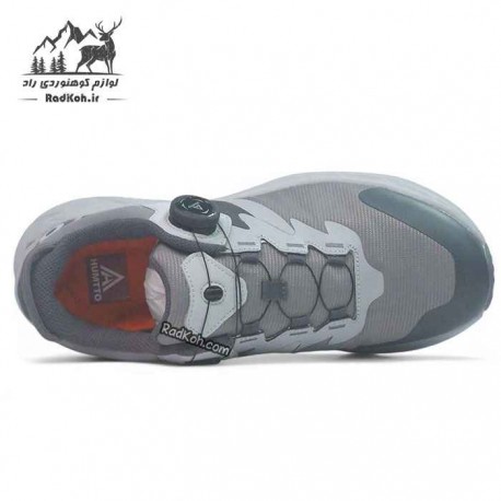 کفش راحتی مردانه هامتو مدل 350446A-2 بند دیسکی رنگ طوسی/خاکستری