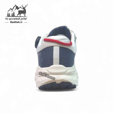 کفش راحتی مردانه هامتو مدل 350446A-3 بند دیسکی رنگ سفید/سرمه ای