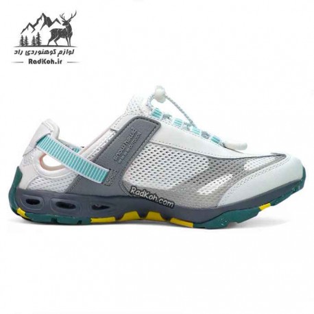 کفش صندل پیاده روی زنانه اسنوهاک مدل bruny کد SN-S1260W-4 رنگ سفید/طوسی