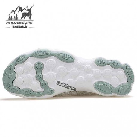 کفش راحتی زنانه هامتو مدل 360519B-3 رنگ کرم(بژ)/سبزآبی