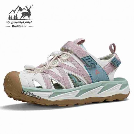 صندل هومتو زنانه مدل 760137B-2 رنگ سفید/سبز