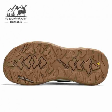 صندل زنانه هامتو مدل 760137B-2 رنگ سفید/سبز