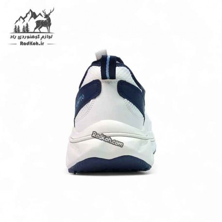 کفش رانینگ مردانه هامتو مدل 160171A-5 رنگ سفید/سرمه ای