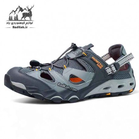 کفش صندل مردانه هومتو مدل 630261A-7 رنگ طوسی/خاکستری