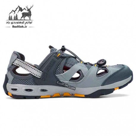 صندل مردانه هامتو مدل 630261A-7 رنگ طوسی/خاکستری