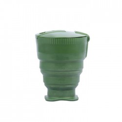 لیوان تاشو لایف کمپ کد 1-45841 رنگ سبز زیتونی