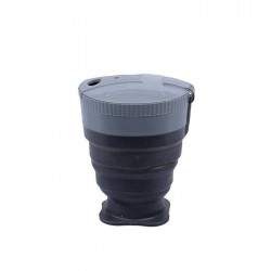 لیوان تاشو لایف کمپ کد 1-45841 رنگ طوسی