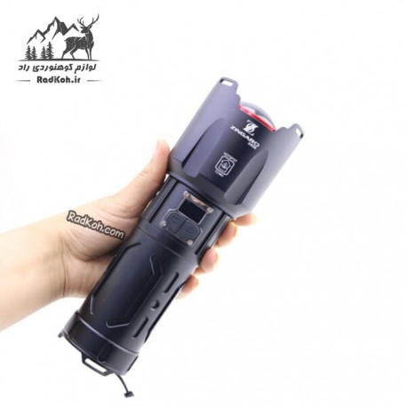 چراغ قوه زینگارو زوم دار کد 1-2406 رنگ مشکی