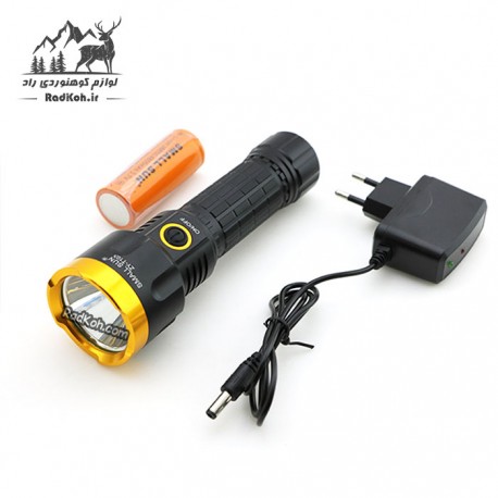 چراغ قوه پلیسی اسمال سان کد ZY-T103-1  رنگ مشکی
