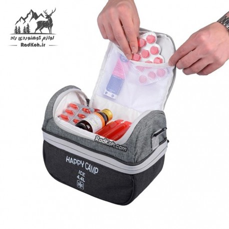 کیف 4.4 لیتری هپی کمپ کد 1-46836 رنگ طوسی/خاکستری