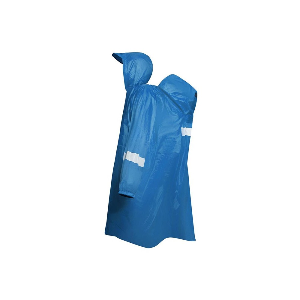 پانچو آستین دار طبیعت گردی کله گاوی کد 1-87556 رنگ آبی