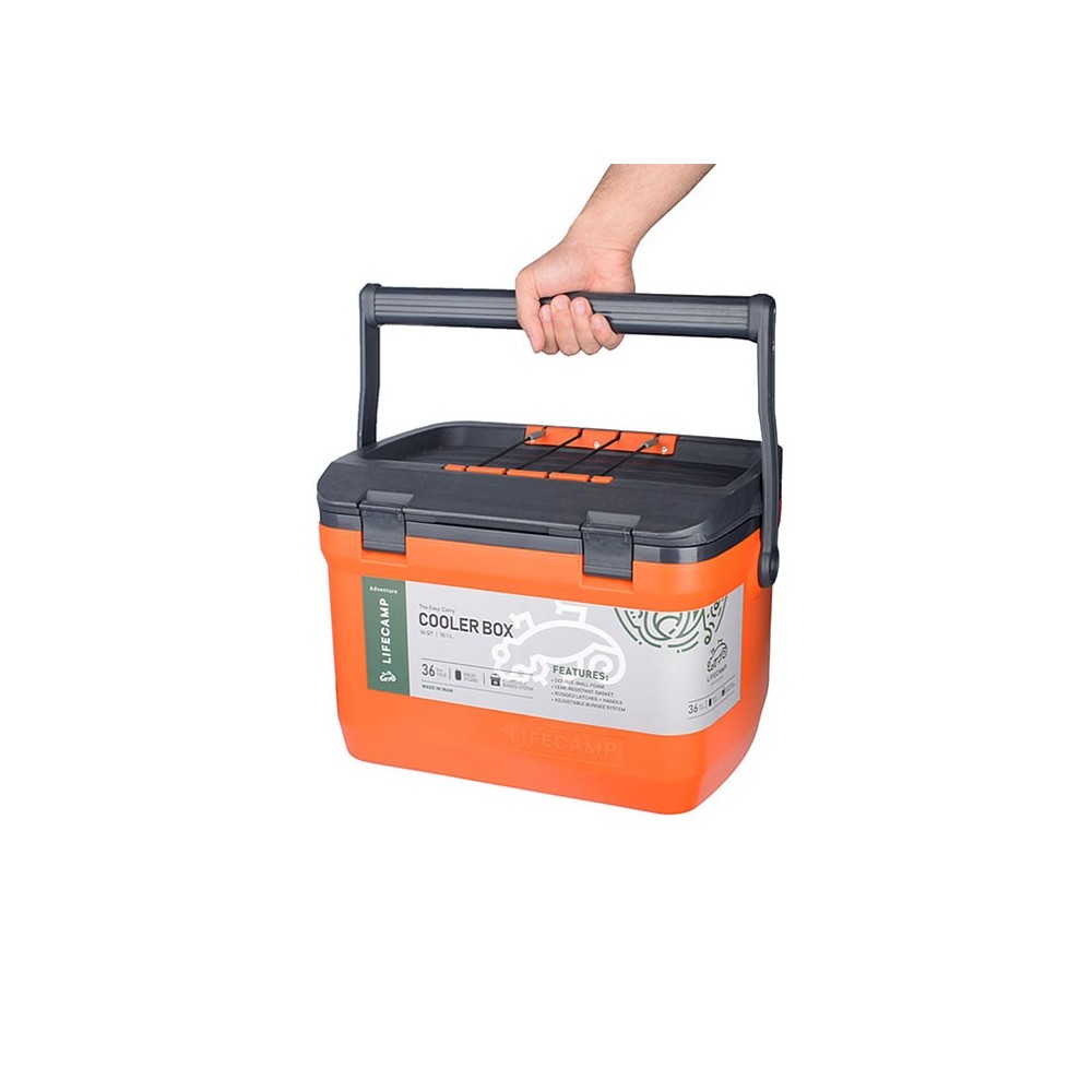 کول باکس 15.1 لیتر لایف کمپ کد 1-45840 رنگ نارنجی