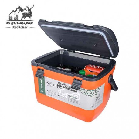 کول باکس مسافرتی 15.1 لیتر لایف کمپ کد 1-45840 رنگ نارنجی
